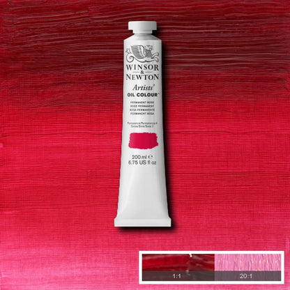 Winsor and Newton Artists Oil Colour 200ml S2 Permanent Rose