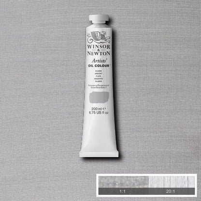 Winsor and Newton Artists Oil Colour 200ml S2 Silver