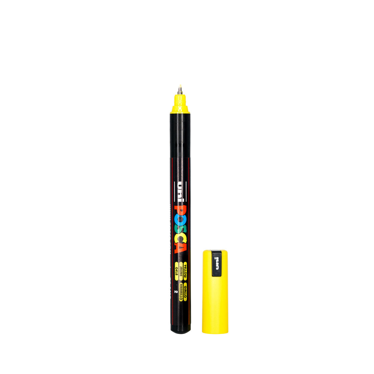 UNI POSCA 1MR ULTRA FINE 0.7mm Yellow