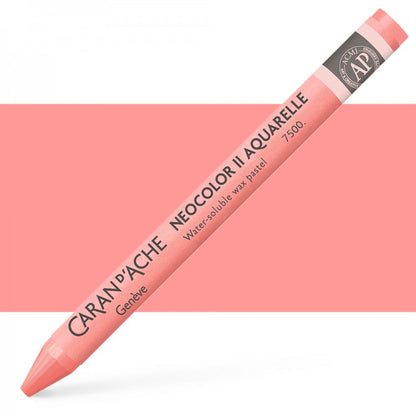 Caran DAche NEOCOLOR II Water Soluble Wax Oil Pastel Salmon Pink 071