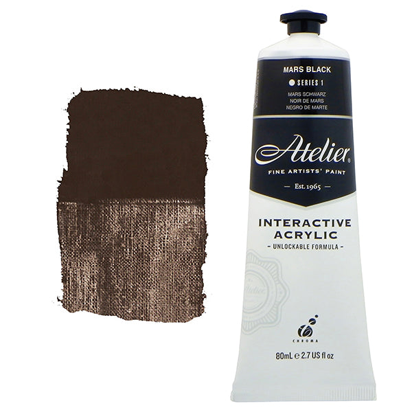 Atelier Interactive Acrylic 80ml S1 Mars Black