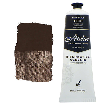 Atelier Interactive Acrylic 80ml S1 Mars Black