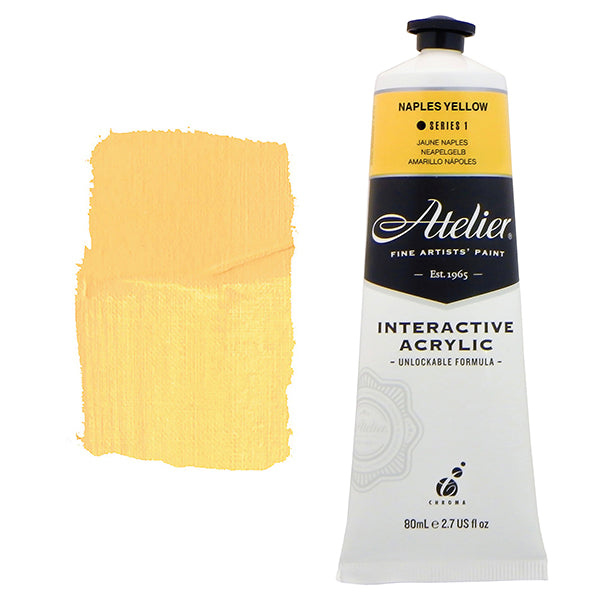 Atelier Interactive Acrylic 80ml S1 Naples Yellow