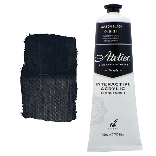 Atelier Interactive Acrylic 80ml S1 Carbon Black