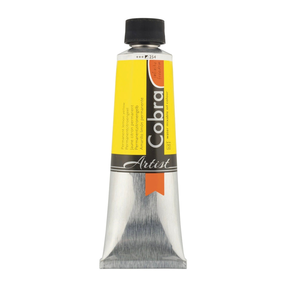 COBRA Water Mixable Oil 150ml S2 PERMANENT LEMON YELLOW