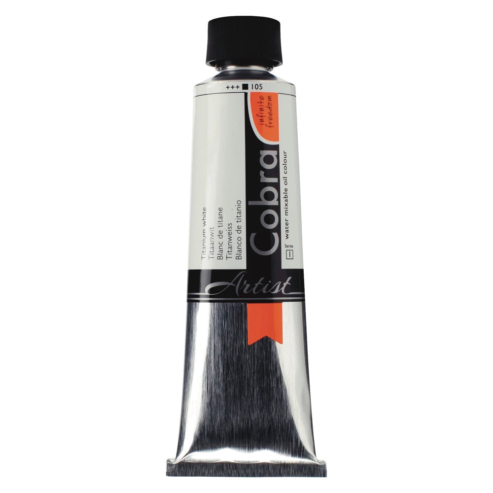 COBRA Water Mixable Oil 150ml S1 Titanium White