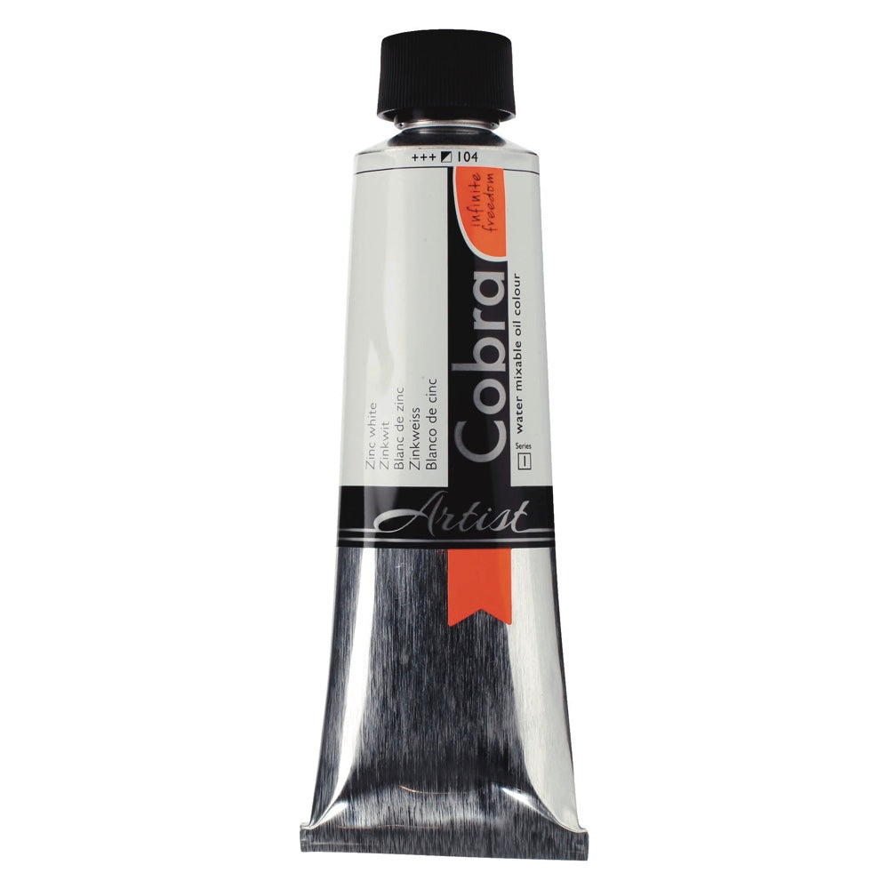 COBRA Water Mixable Oil 150ml S1 Zinc White