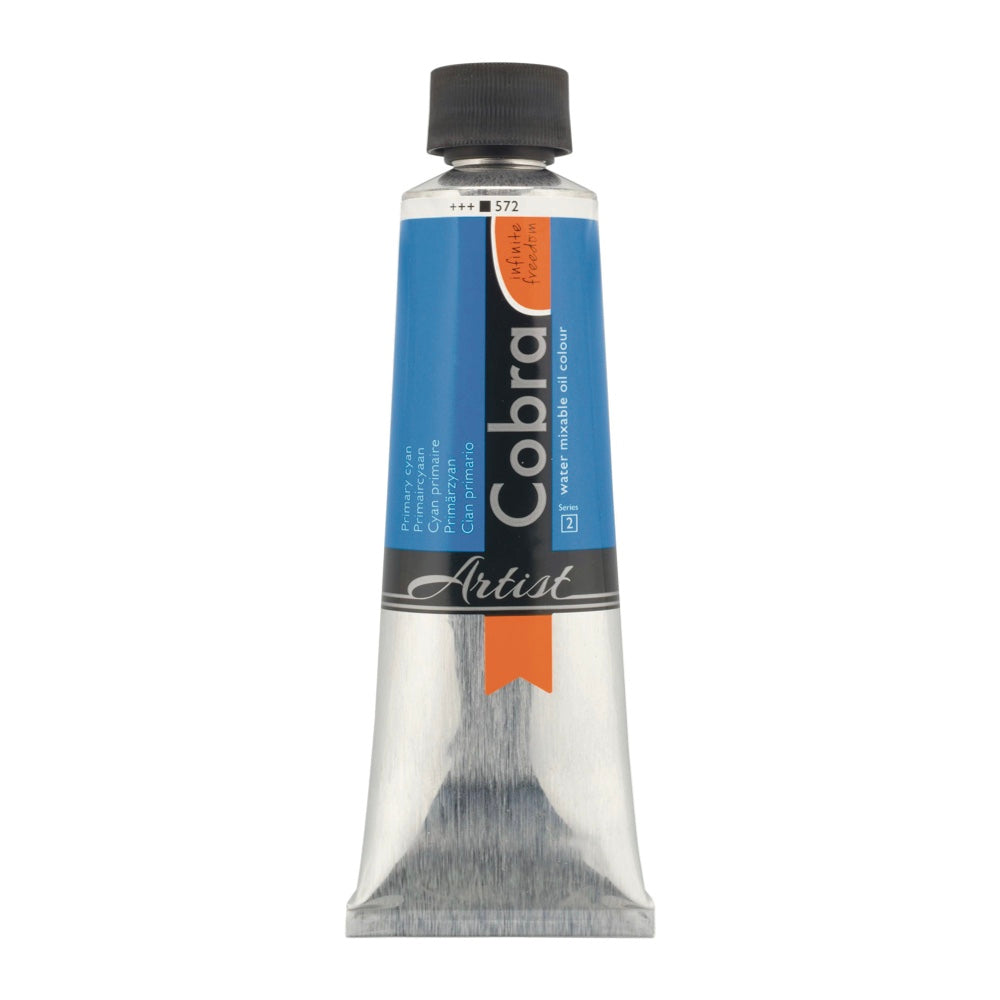 COBRA Water Mixable Oil 150ml S2 Primary Cyan