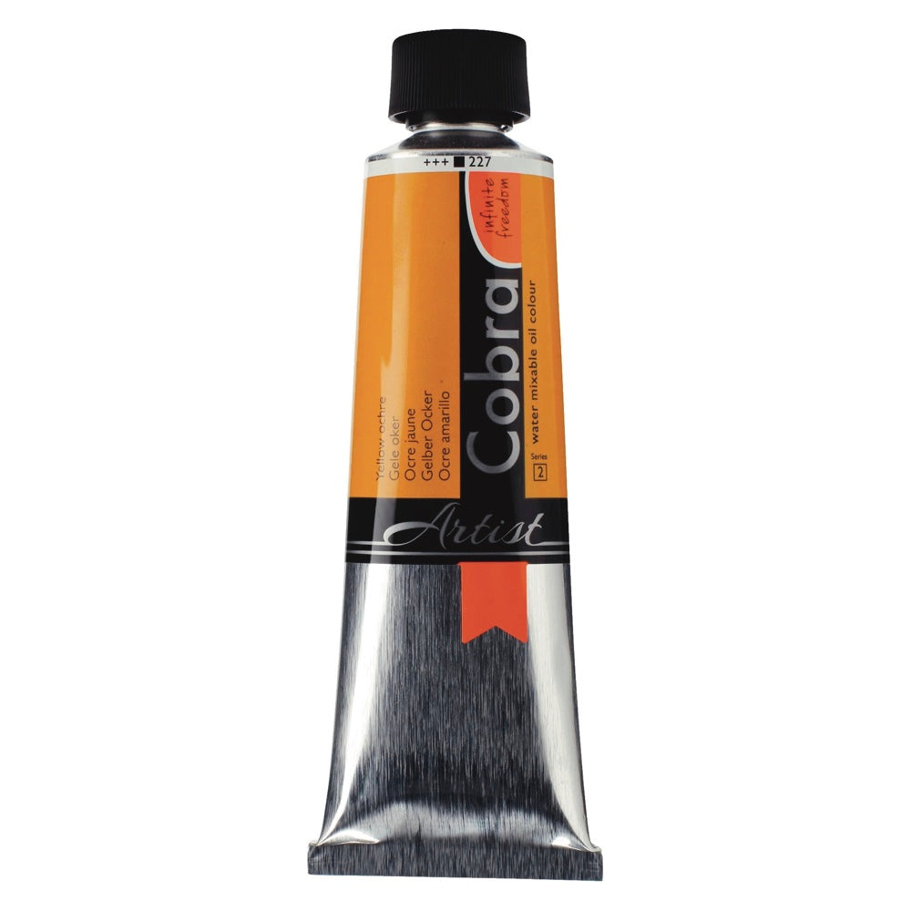 COBRA Water Mixable Oil 150ml S2 Yellow Ochre