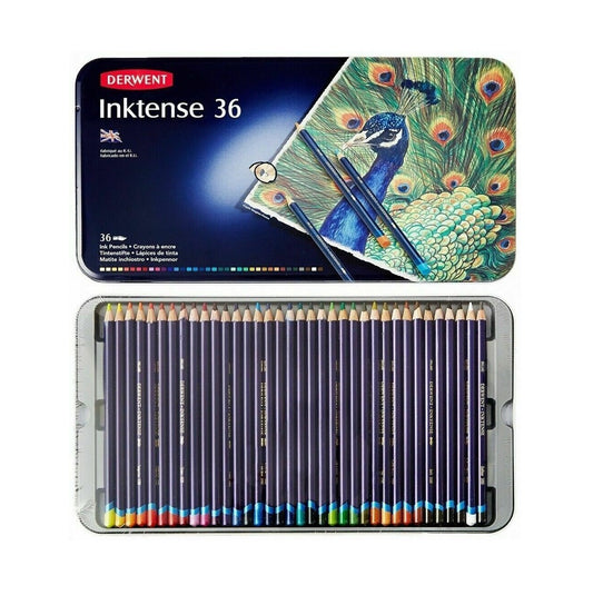 Derwent Inktense Pencil Tin of 36 Assorted