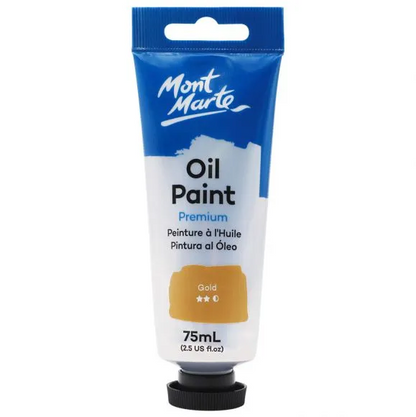 Mont Marte Oil Paint 75ml Gold