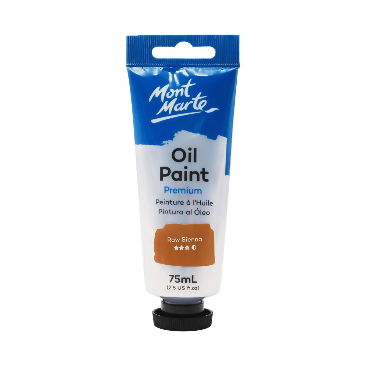 Mont Marte Oil Paint 75ml Raw Sienna