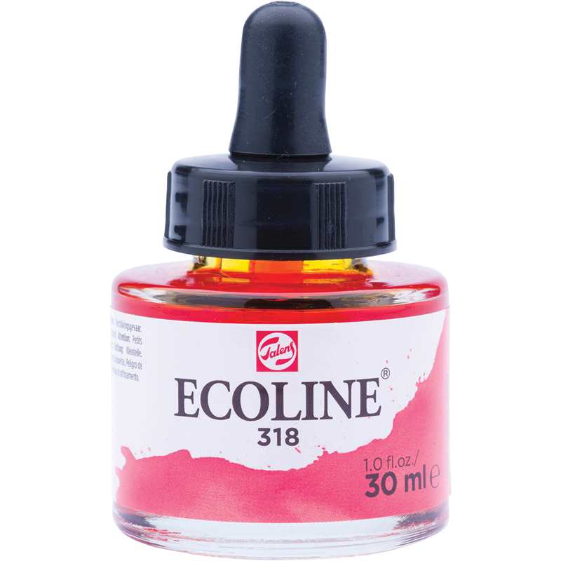 ECOLINE Watercolour Ink 30ml CARMINE 318