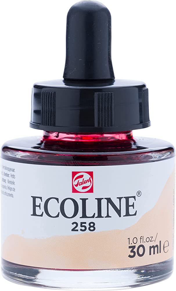 ECOLINE Watercolour Ink 30ml APRICOT 258