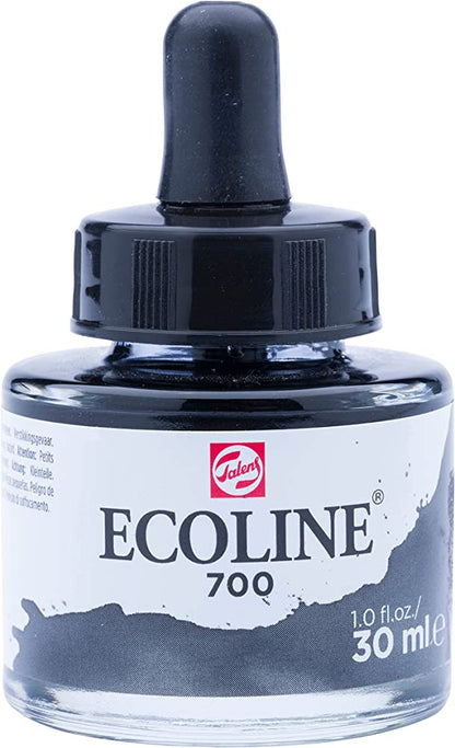 ECOLINE Watercolour Ink 30ml BLACK 700