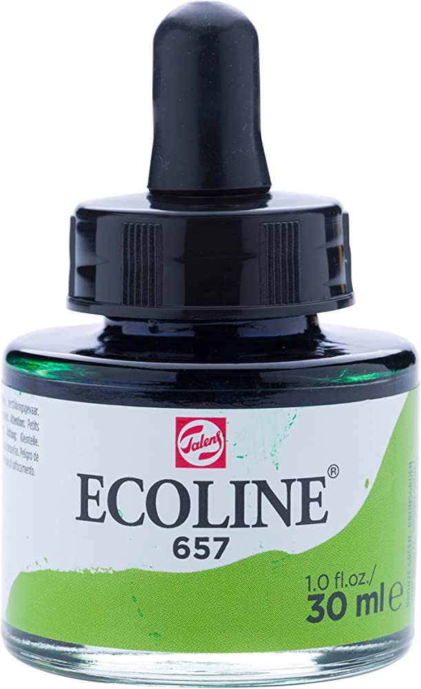 ECOLINE Watercolour Ink 30ml BRONZE GREEN 657