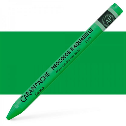 Caran DAche NEOCOLOR II Water Soluble Wax Oil Pastel Emerald Green 210