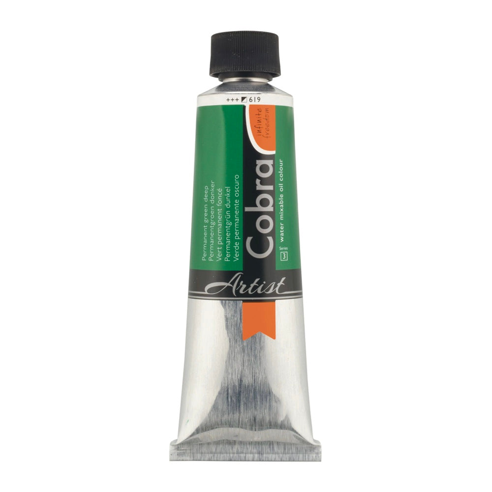 COBRA Water Mixable Oil 150ml S3 PERMANENT GREEN DEEP