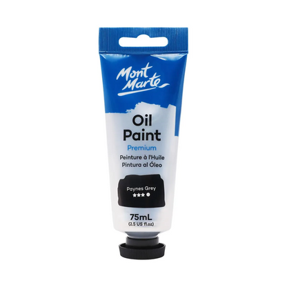 Mont Marte Oil Paint 75ml PAYNES GREY