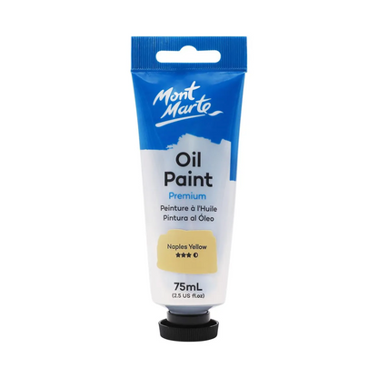 Mont Marte Oil Paint 75ml Naples Yellow