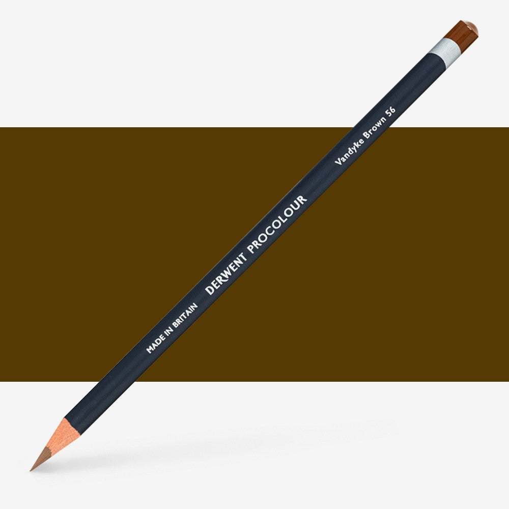 Derwent Procolour Pencil Vandyke Brown 56