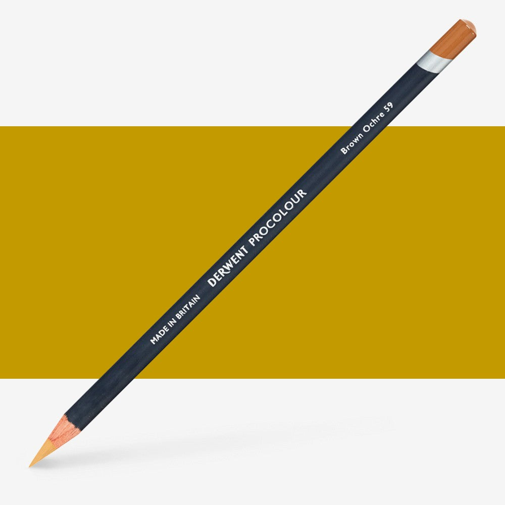 Derwent Procolour Pencil Brown Ochre 59