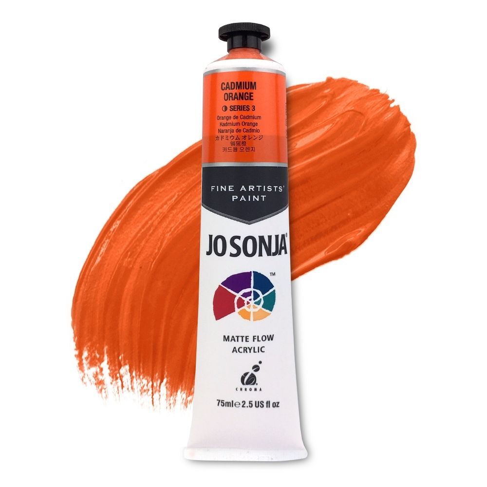 Jo Sonja Artists Acrylic 75ml S3 Cadmium Orange