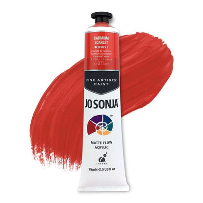 Jo Sonja Artists Acrylic 75ml S3 Cadmium Scarlet