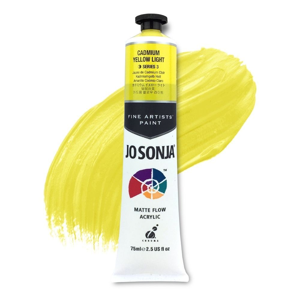 Jo Sonja Artists Acrylic 75ml S3 Cadmium Yellow Light