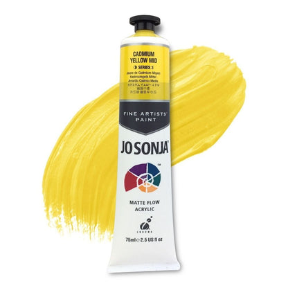 Jo Sonja Artists Acrylic 75ml S3 Cadmium Yellow Mid