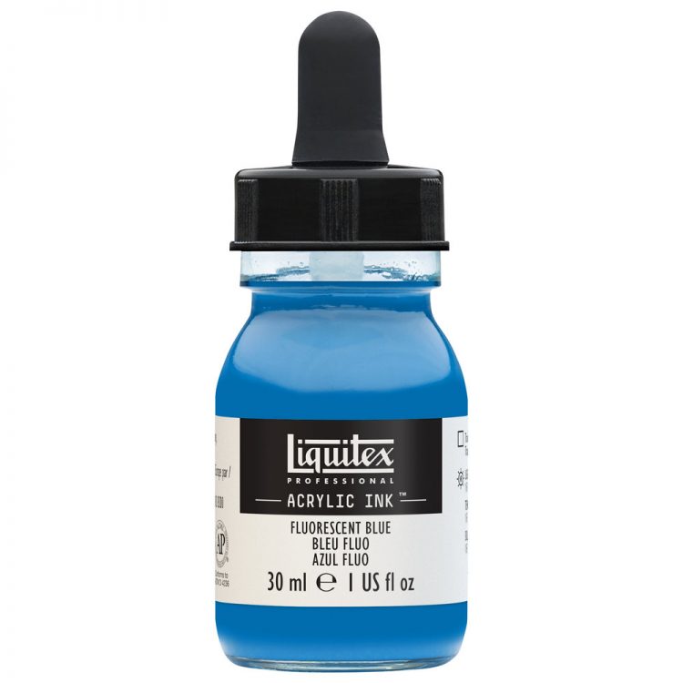 Liquitex Acrylic Ink 30ml Fluoro Blue