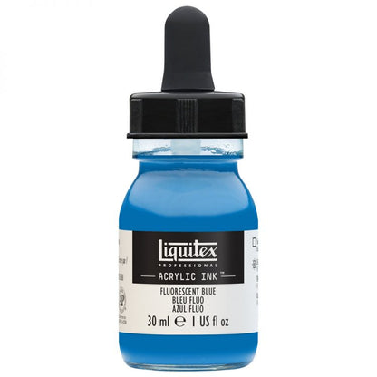 Liquitex Acrylic Ink 30ml Fluoro Blue