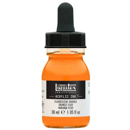 Liquitex Acrylic Ink 30ml Fluoro Orange