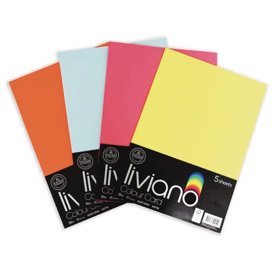 Liviano Heavy Card A3 300gsm Pack of 5