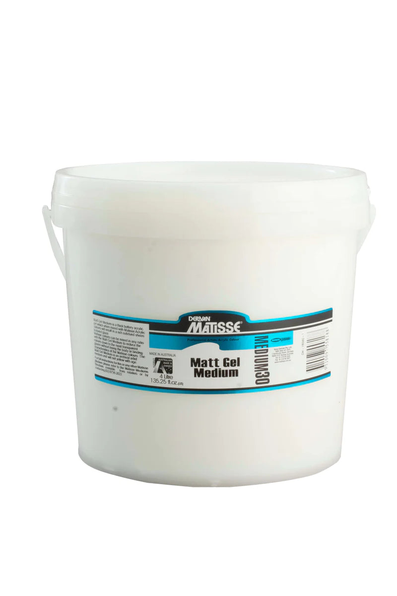 MATISSE MM30 GEL MEDIUM - MATT 4 Litres