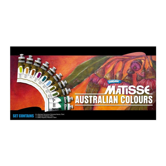 MATISSE STRUCTURE AUSTRALIAN COLOURS 10 x 75ml