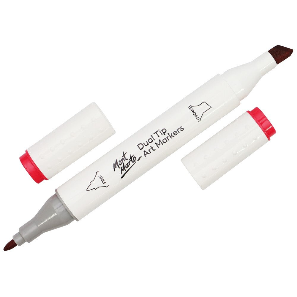 Mont Marte Dual Tip Alcohol Art Marker Scarlet Red R2