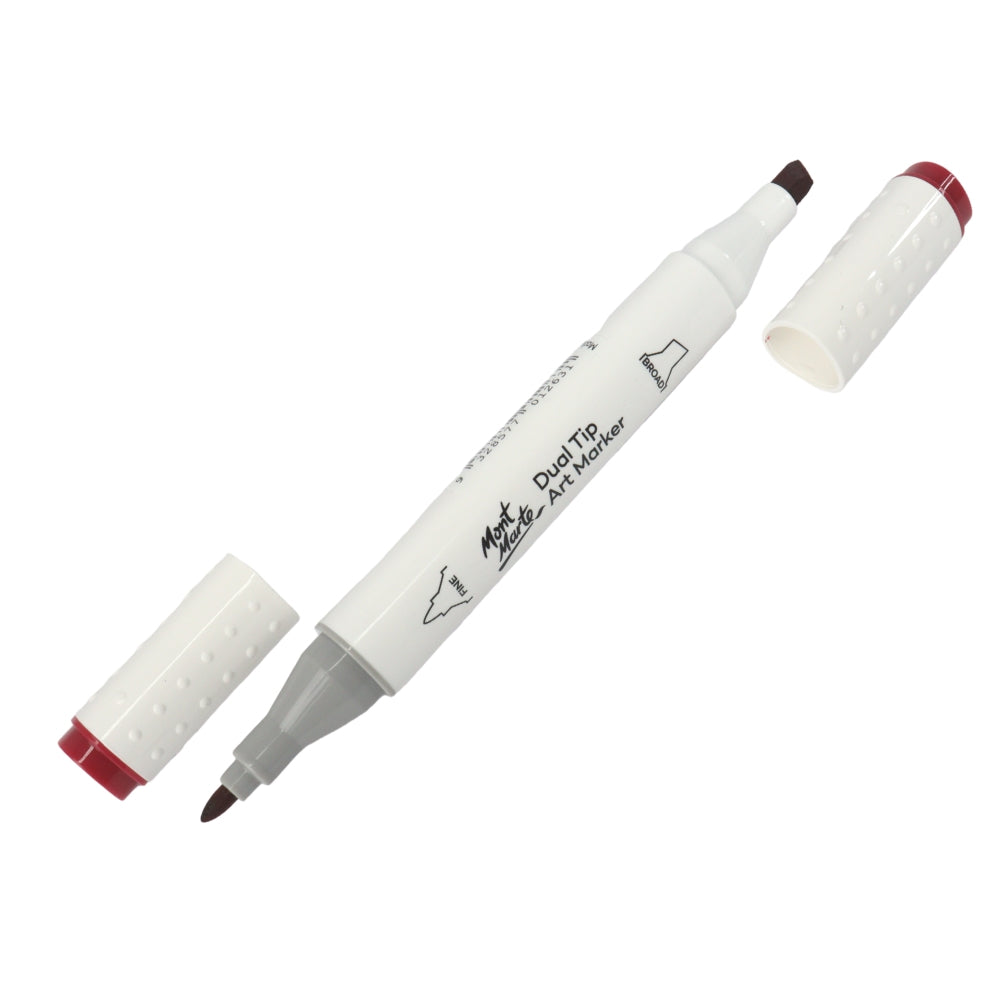 Mont Marte Dual Tip Alcohol Art Marker Crimson R4