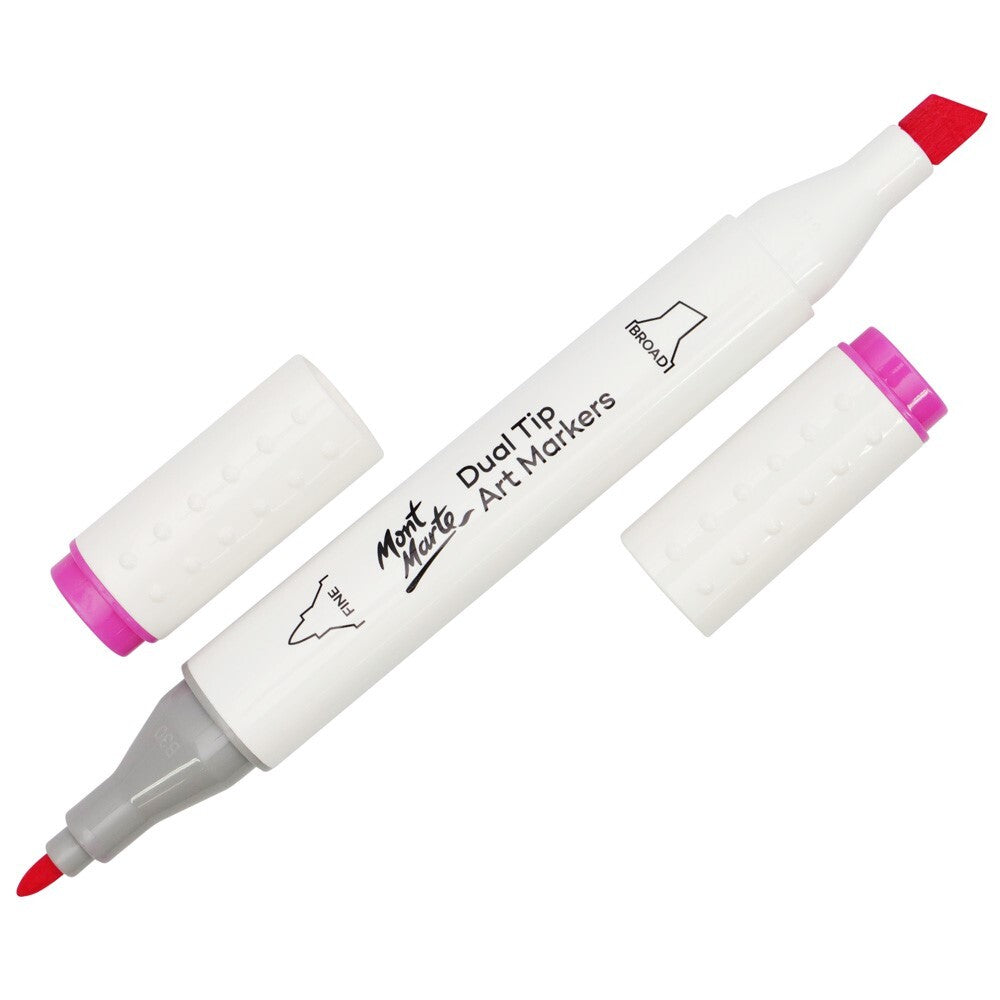 Mont Marte Dual Tip Alcohol Art Marker Hot Pink P4