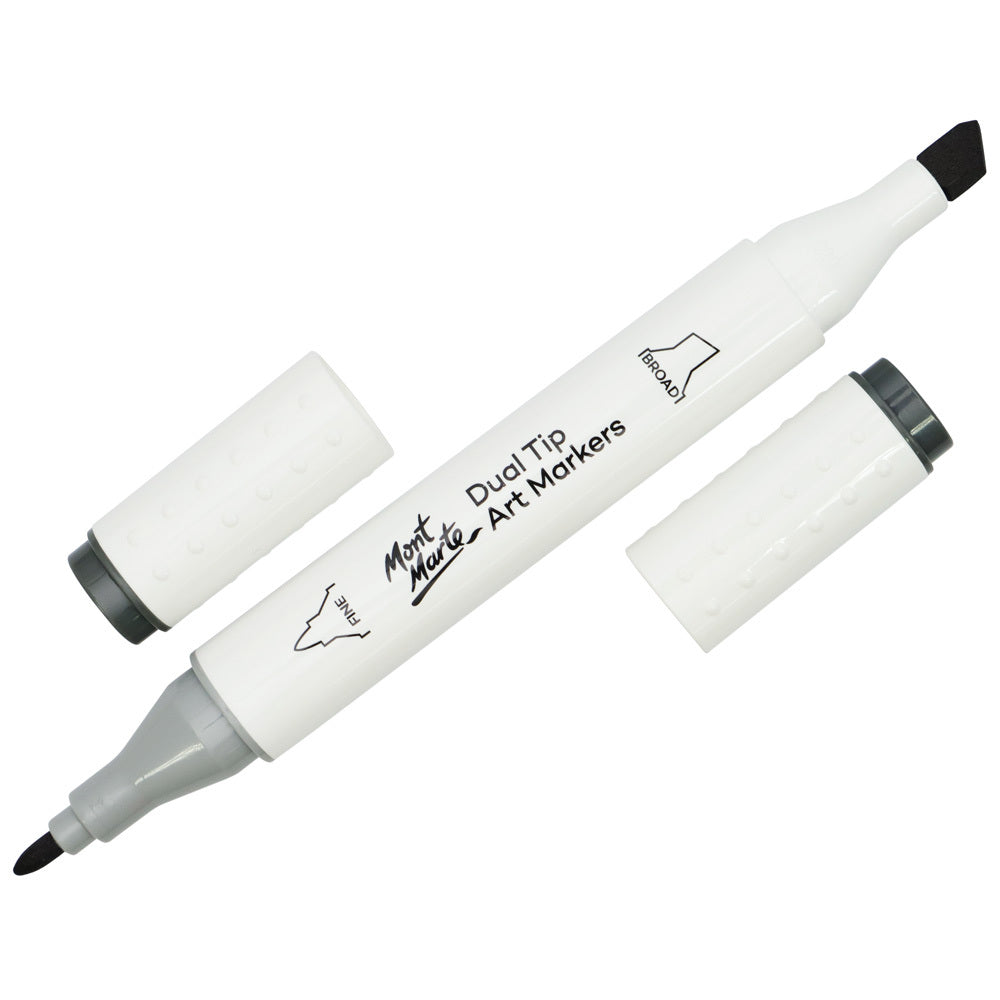 Mont Marte Dual Tip Alcohol Art Marker Dark Grey GY3