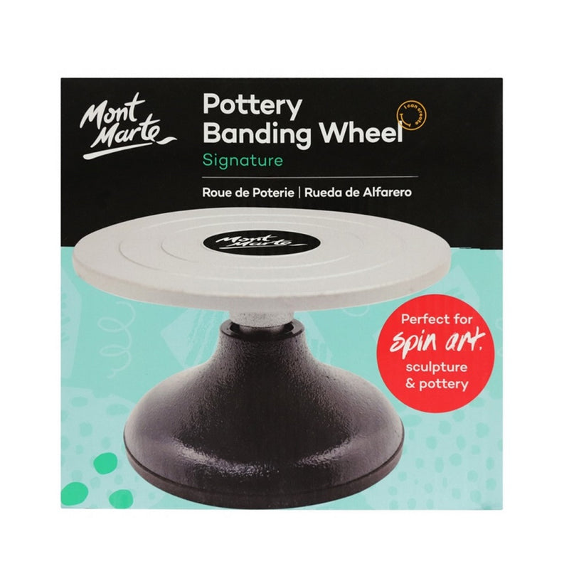 Banding Wheel for Pottery Cake Turntable Rotating Cake Decorating Pottery  Turntable for Forming Model DIY Art Crafts Projects 20cm 