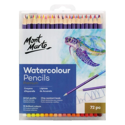 Mont Marte Watercolour Pencils 72pc