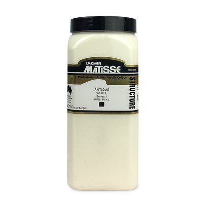 MATISSE STRUCTURE ACRYLIC 500ml S1 ANTIQUE WHITE