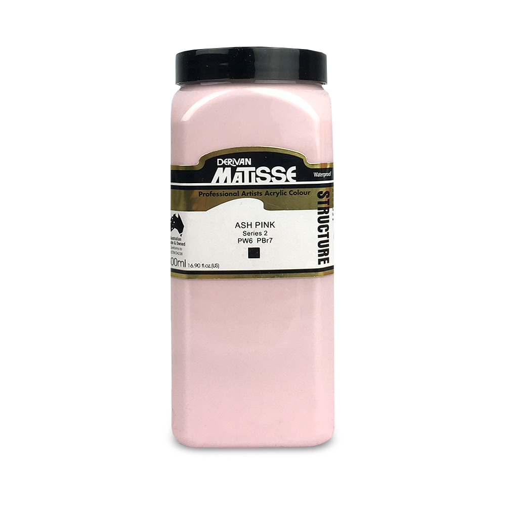 MATISSE STRUCTURE ACRYLIC 500ml S2 ASH PINK