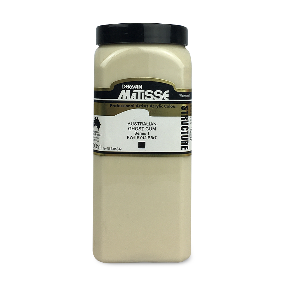 MATISSE STRUCTURE ACRYLIC 500ml S1 AUSTRALIAN GHOST GUM