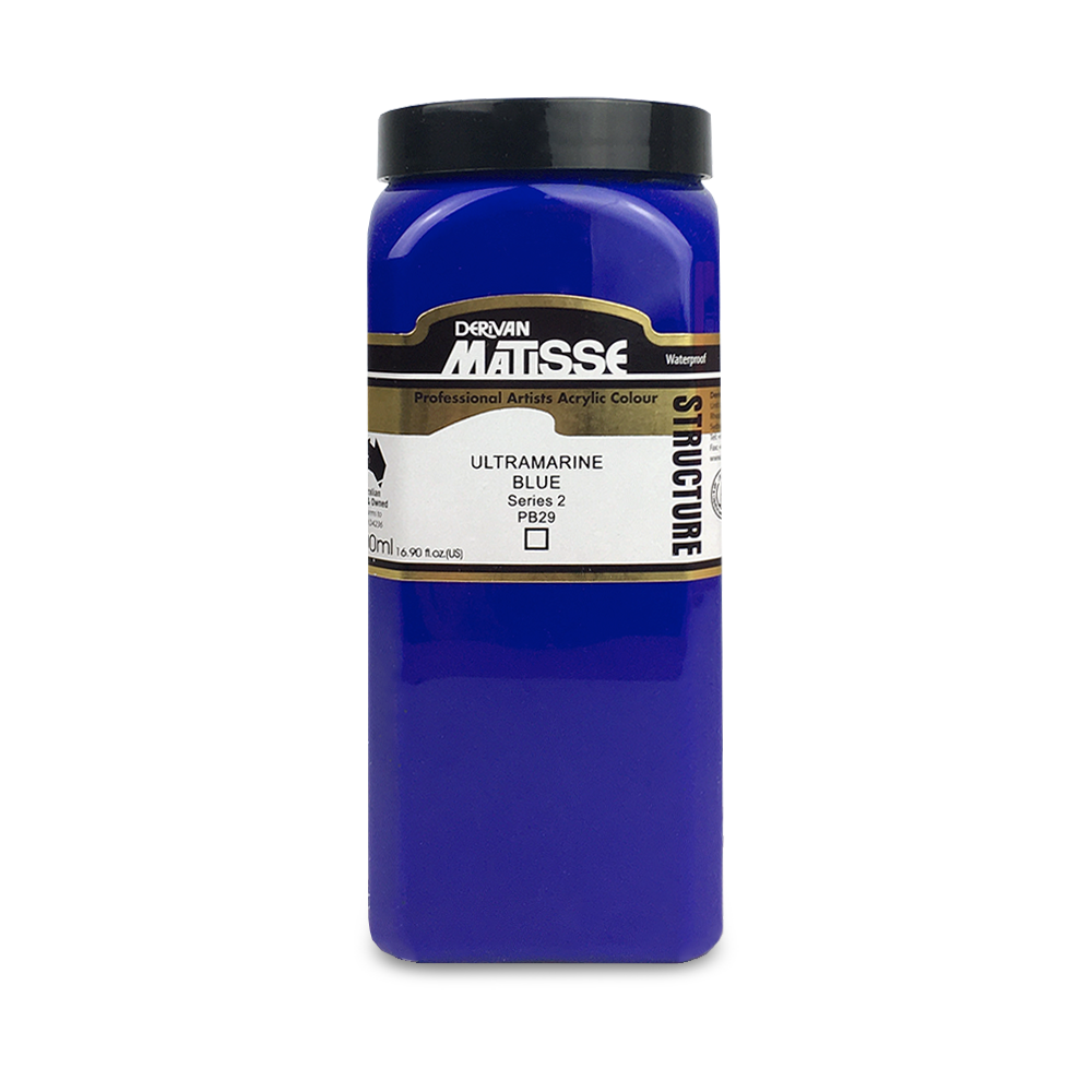 MATISSE STRUCTURE ACRYLIC 500ml S2 Ultramarine Blue