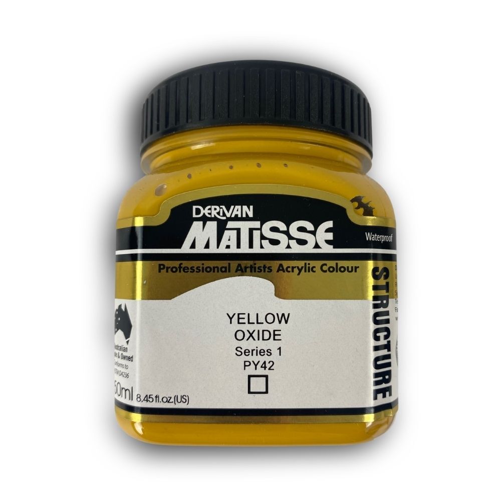 MATISSE STRUCTURE ACRYLIC 500ml S1 Yellow Oxide