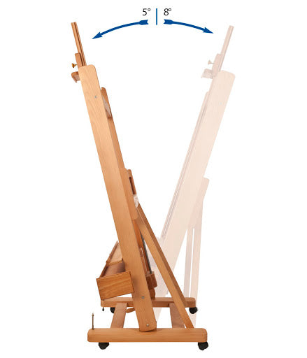 Mabef M04 PLUS Studio Easel with crank - Mabef