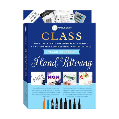 Manuscript Class Teach Yourself Hand Lettering Kit