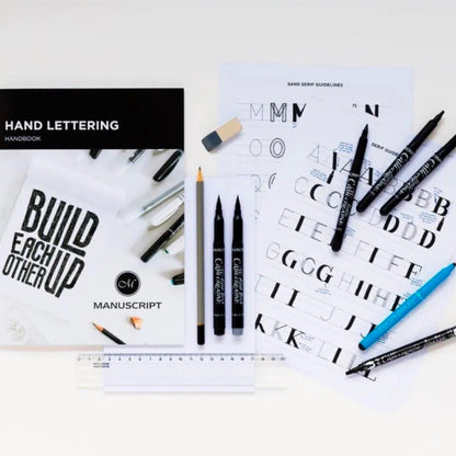 Manuscript Class Teach Yourself Hand Lettering Kit